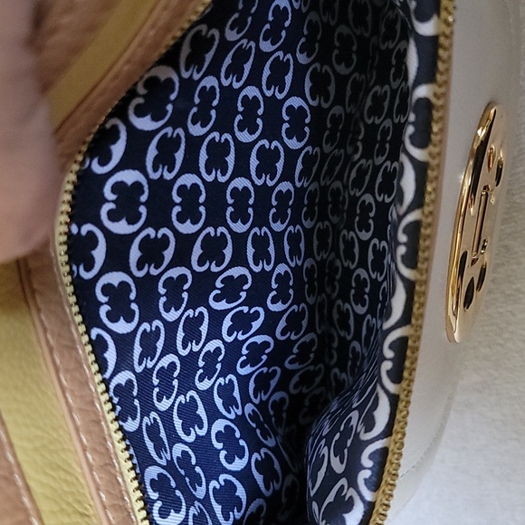 Emma Fox yellow/tan leather crossbody handbag - Picture 11 of 16